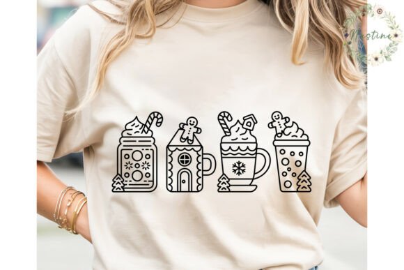 Christmas Coffee Cheer PNG Clipart: A Designer’s Review for Illustrations