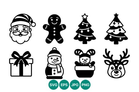 Christmas Icons Vector Set Review