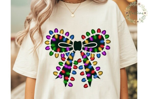 Christmas Lights Bow Sublimation Design Review
