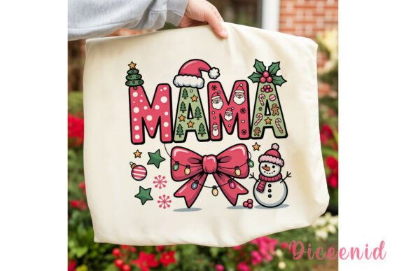 Christmas Mama Festive Letters PNG: A Review for Illustrations