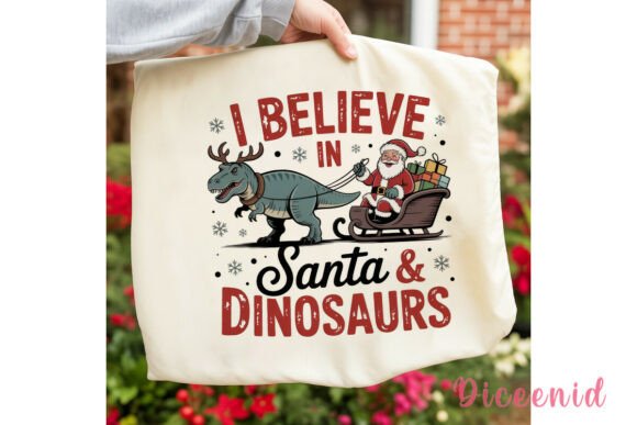Christmas T-Rex Santa Sublimation Design Review