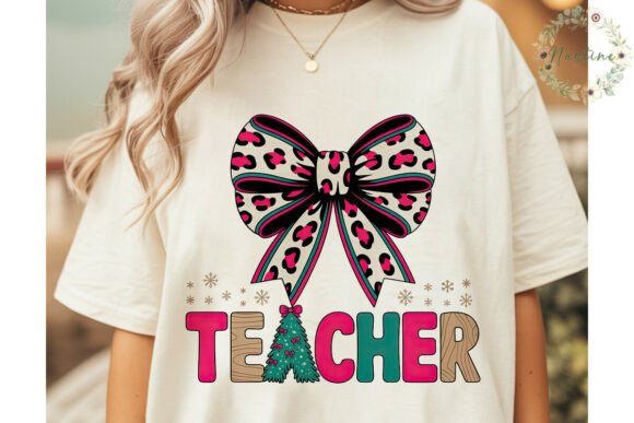 Christmas Teacher Leopard Print PNG: A Brand Designer’s Review for Modern Illustrations