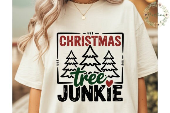 Christmas Tree Junkie Sublimation Design: A Publisher’s Take on Seasonal Illustrations