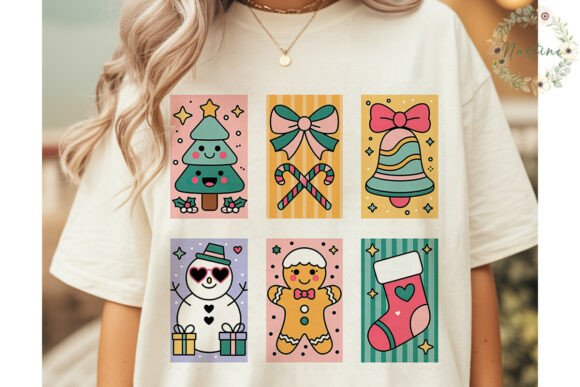 Cute Christmas Stamps PNG Clipart for Illustrations
