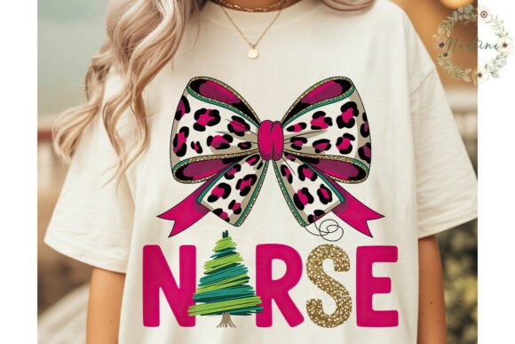 Leopard Print Nurse Christmas PNG: Editorial Review for Illustrations