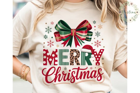 Merry Christmas Leopard Print PNG: Illustrations for Branding