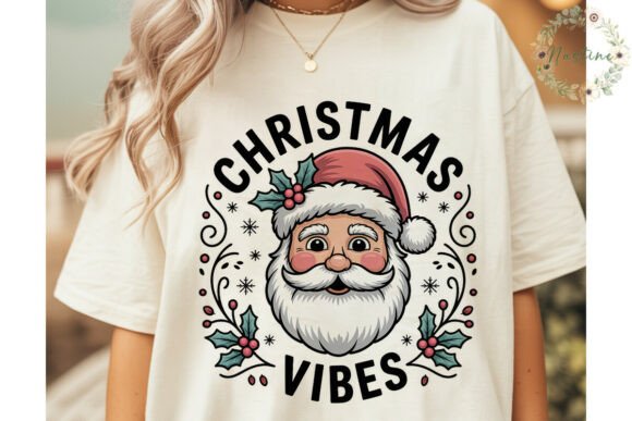 Santa Christmas Vibes Sublimation Design Review