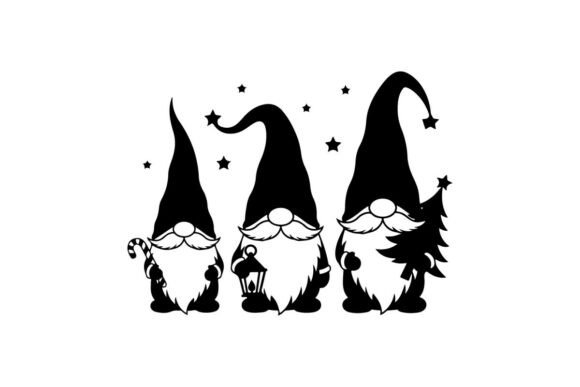 Three Gnomes Silhouette with Christmas T Review